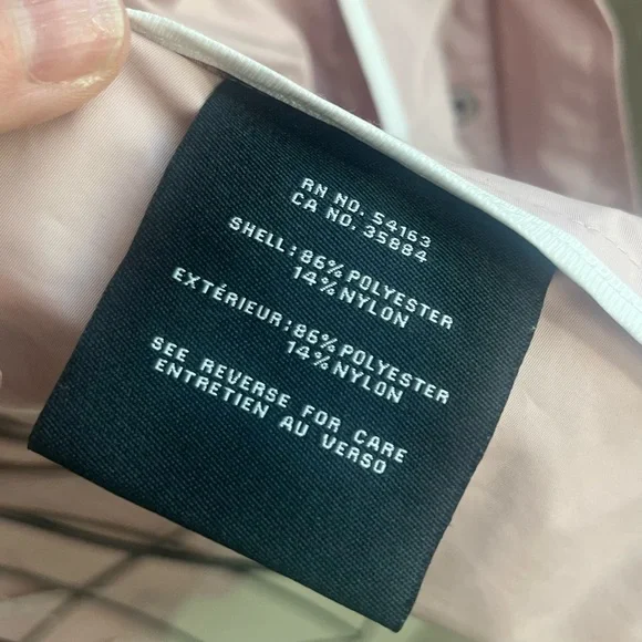 Cole Haan Snap Front Zip Hooded Collar Jacket size S - Picture 9 of 10